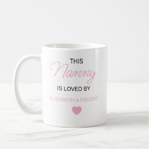 Personalisierter Nanny-Becher, Nannie Nanna Gesche Kaffeetasse