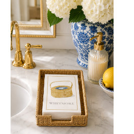 Personalisierter Nantucket-Korb Serviette
