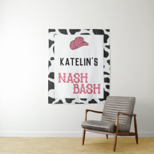 Personalisierter Nash Bash Kuh-Druck-Teppich Wandteppich