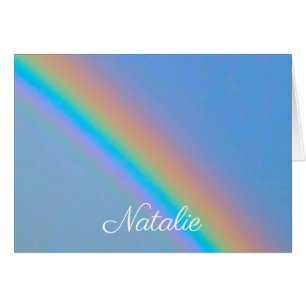 Personalisierter natürlicher Regenbogen