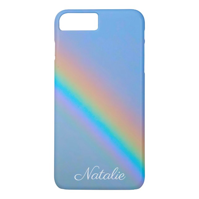 Personalisierter natürlicher Regenbogen Case-Mate iPhone Hülle (Rückseite)
