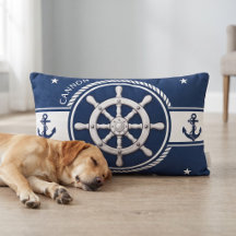 Personalisierter nautischer marineblauer Anker
