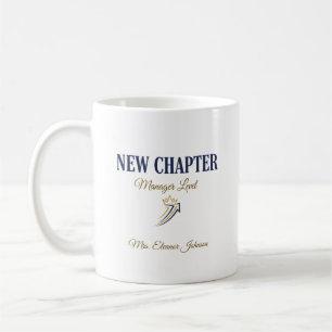 Personalisierter neuer Kapitel-Manager-Level-Aufst Kaffeetasse