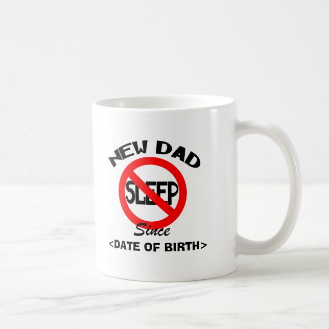 Personalisierter neuer Vater keine Kaffeetasse (Rechts)