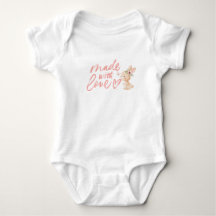 Personalisierter Neugeborenen-Body für Baby Mädche