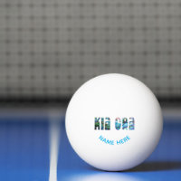 PERSONALISIERTER NEUSEELAND GREETPING PONG BALL