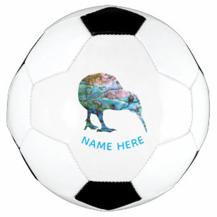 PERSONALISIERTER NEUZEALAND KIWI PAUA SOCCER BALL