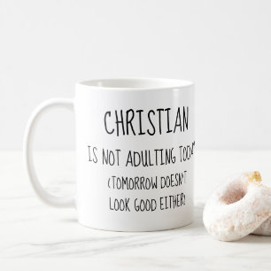 Personalisierter Nicht erwachsen werden heute Humo Tasse
