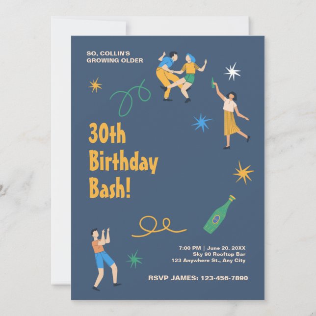 Personalisierter niedliche Geburtstag (Vorderseite)