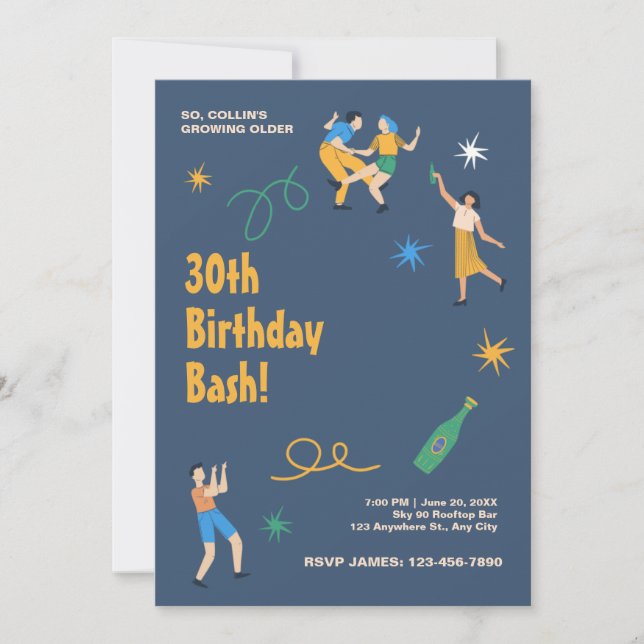 Personalisierter niedliche Geburtstag (Vorderseite)