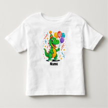 Personalisierter Niedliche Geburtstag Dino Kids