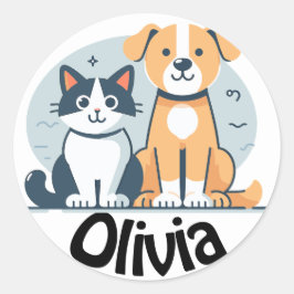 Personalisierter niedlicher Aufkleber/Siegel Klass Runder Aufkleber