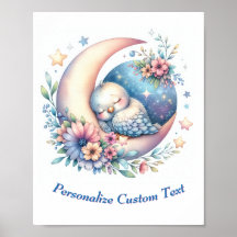 Personalisierter Niedlicher Baby Bird Schlafen auf