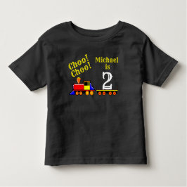 Personalisierter niedlicher Choo Choo Kleinkind T-shirt