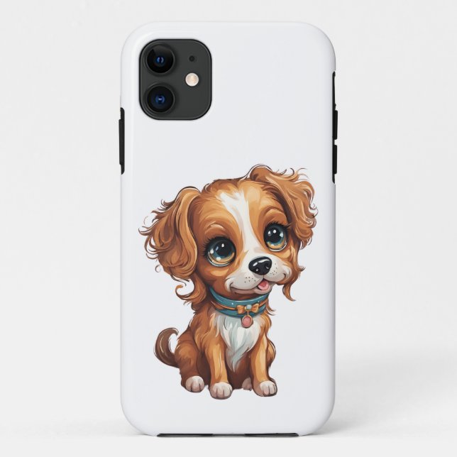 Personalisierter Niedlicher Dog iPhone 11 Fall Case-Mate iPhone Hülle (Rückseite)