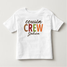 Personalisierter Niedlicher Erntedank Cousin Crew