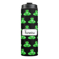 Personalisierter Niedlicher Frosch | Name im Herze
