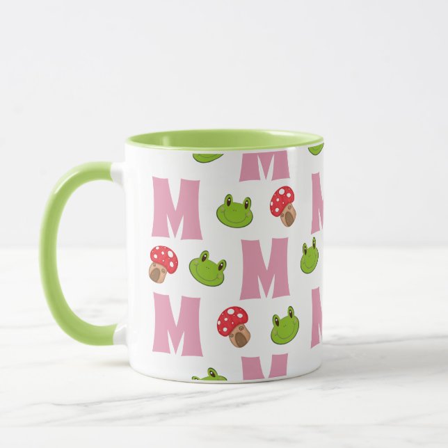 Personalisierter Niedlicher Frosch Tasse (Links)