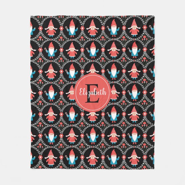 Personalisierter Niedlicher Geburtstag Fleecedecke (Vorderseite)