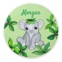 Personalisierter Niedlicher Jungle Baby Elephant m