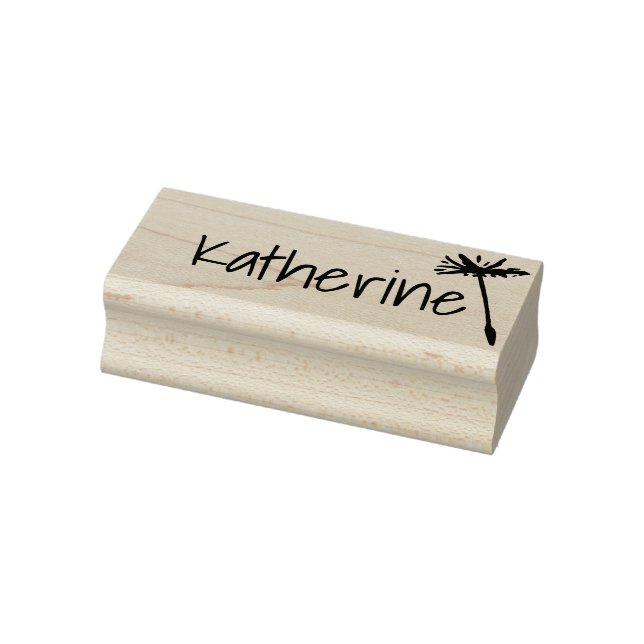 Personalisierter Niedlicher Löwenzahn Gummistempel (Stempel)