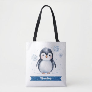 Personalisierter Niedlicher Pinguin Kinder Totbeut