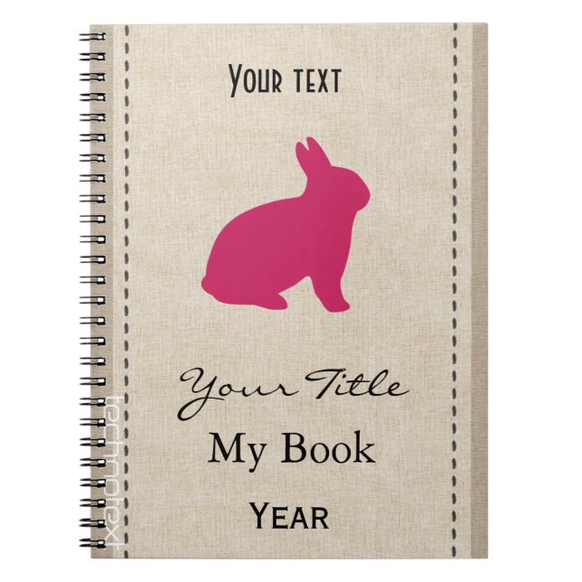 Personalisierter Niedlicher rosa Sonnenschein Notizblock (Vorderseite)