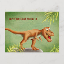 Personalisierter Niedlicher T-Rex Dinosaurier zum