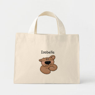 Personalisierter Niedlicher Teddybär Mini Stoffbeutel