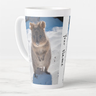 Personalisierter niedlicher und glücklicher Quokka Milchtasse
