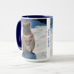 Personalisierter niedlicher und glücklicher Quokka Tasse