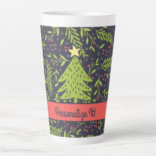 PERSONALISIERTER Niedlicher Urlaub Evergreens Milchtasse