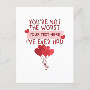 Personalisierter Niedlicher Valentinstag Postkarte