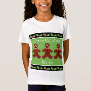 Personalisierter Niedlicher Weihnachtsmann T-Shirt