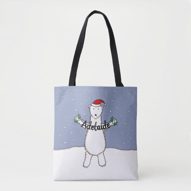 Personalisierter Niedlicher Weihnachtspolar (Vorderseite)