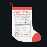 Personalisierter Nordpol Sonderlieferung Santa Kleiner Weihnachtsstrumpf<br><div class="desc">Personalisierter Nordpol Sonderlieferung Weihnachten Strumpf</div>