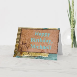 Personalisierter Nostalgiker, der Themed Foto Karte