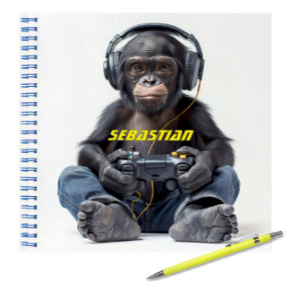 Personalisierter Notebookchipsatz für Kinder Notizbuch