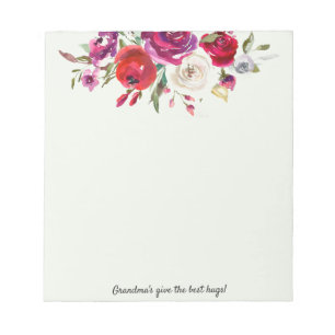 Personalisierter Notepad IHR TEXTgeschenk für Oma Notizblock