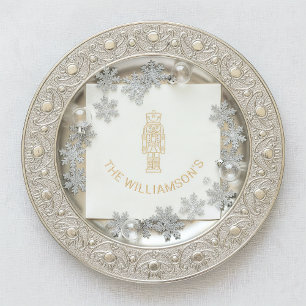 Personalisierter Nussknacker-Foil mit Stempelung f Servietten Mit Folie