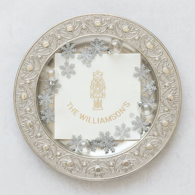 Personalisierter Nussknacker-Foil mit Stempelung f Servietten Mit Folie (Von Creator hochgeladen)