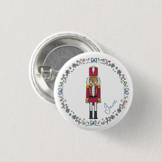 Personalisierter Nussknacker Prinz Weihnachtsbeute Button