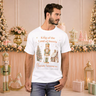 Personalisierter Nussknacker Sugar Plum Papa Weihn T-Shirt