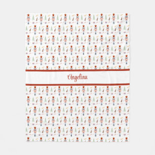 Personalisierter Nutcracker Ballet Music Holiday Fleecedecke