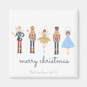 Personalisierter Nutcracker Frohe Weihnachten Magnet