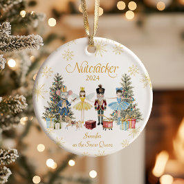 Personalisierter Nutcracker Keramik Ornament