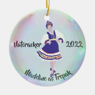 Personalisierter Nutcracker - Trepak/Russisch Keramik Ornament