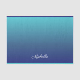 Personalisierter Ober-Farbverlauf Seidenpapier