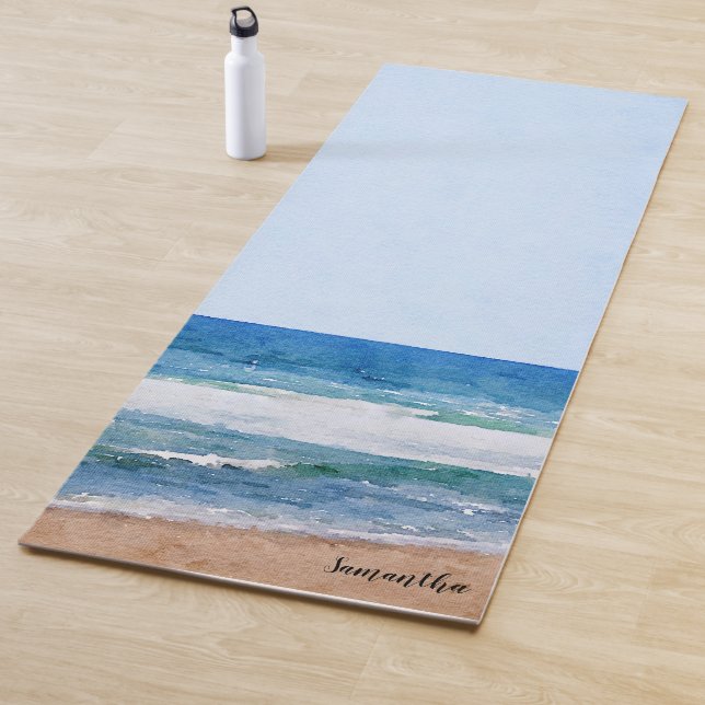 Personalisierter Ocean Beach Yogamatte (Beispiel)
