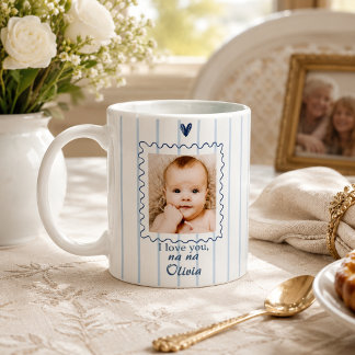 Personalisierter Oma-Becher mit Baby-Foto Kaffeetasse
